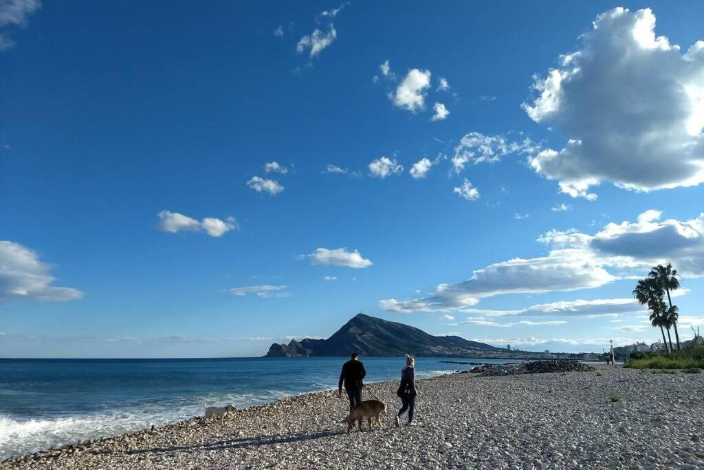 Beachfront Apt! Ac - Pool - Parking Apartment Altea Exterior photo